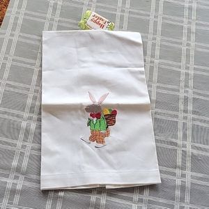 Easter Parade Bunny Tea Towel